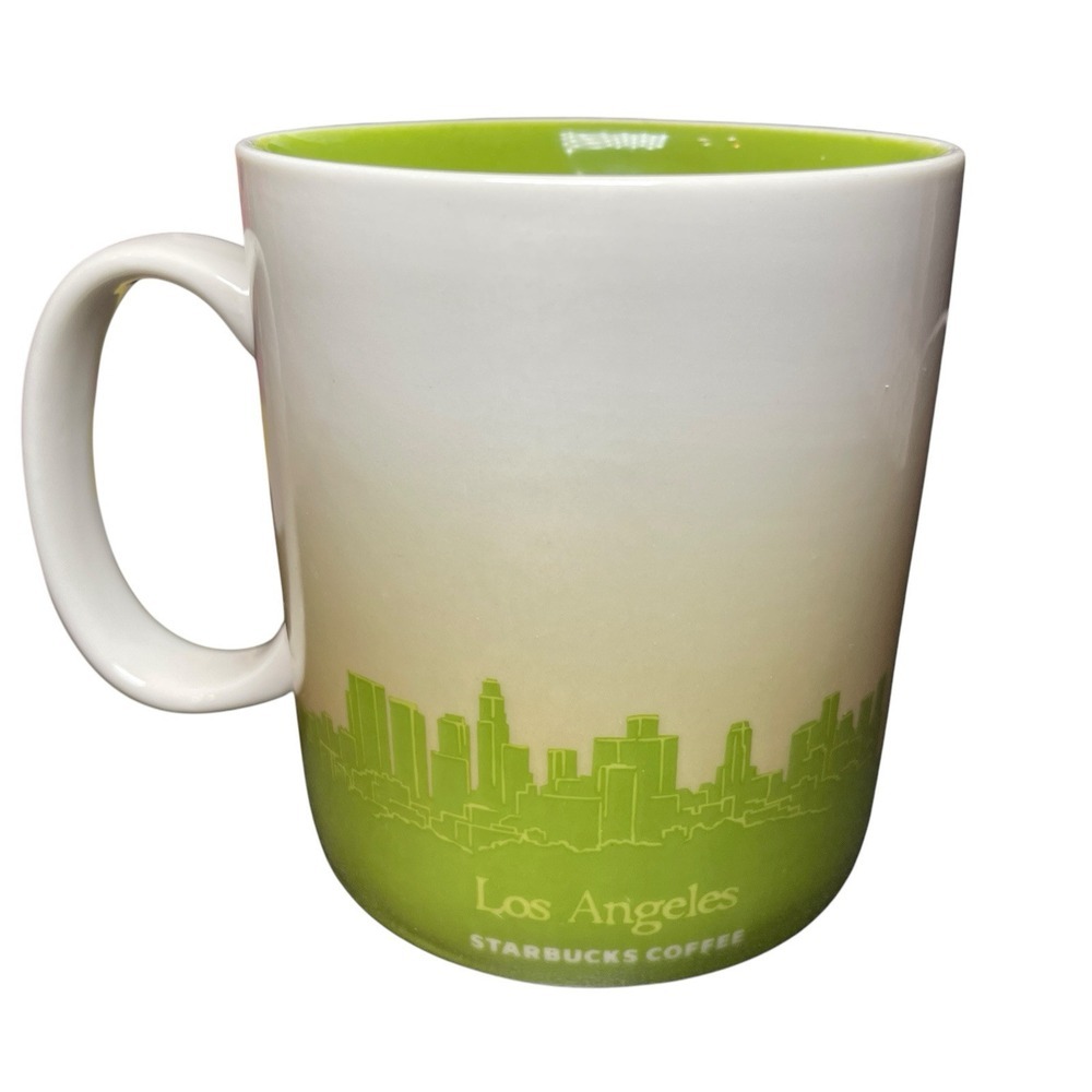 2012 Starbucks Global Icon Collector's Series Los Angeles 16oz Ceramic Mug Cup - Picture 7 of 9